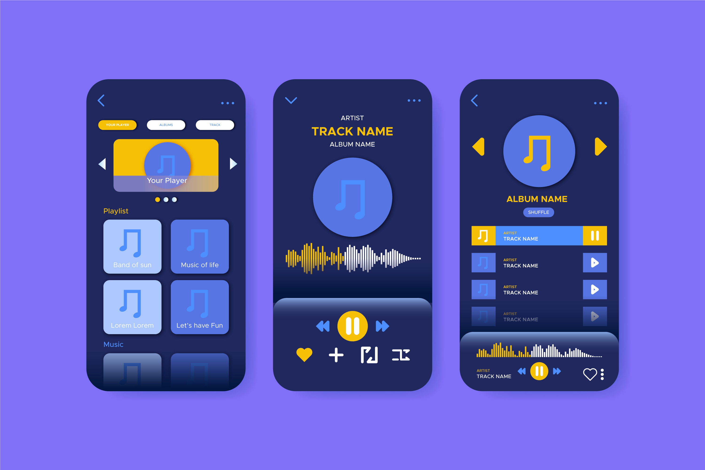 Music Player Concept